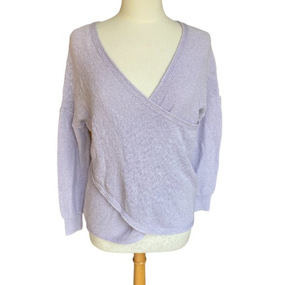 Urban Outfitters Kimchi Blue Ballet Crisscross Faux Wrap Cottagecore Sweater-S - Picture 11 of 11